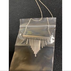 Steel by Design Jewelry - Fringe Bar Necklace